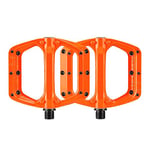 Spank Spoon DC Pédales Plates VTT/E-Bike/Cycle Mixte Adulte, Orange, 100x105mm