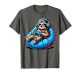 Sloth Gamer with Headphones and Controller T-Shirt