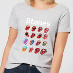 Rolling Stones No Filter Tongue Evolution Women's T-Shirt - Grey - M