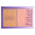 Collection Cosmetics Filter Finish Face Duo, Sculpt and Glow, Blush and Bronzer Palette,10g