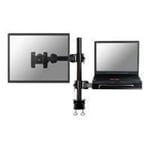 NEWSTAR FPMA-D960NOTEBOOK Support de montage sur bureau - Pour écran LCD/Ordinateur portable -Bras réglable - Noir