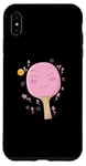 Coque pour iPhone XS Max Truelle de ping-pong rose tennis de table fille femme