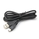 Cable Noir De Changement Usb Longueur 1220mm Pour Manette Sony Ps3 Jeu Vidéo