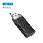 ORICO-Lecteur de cartes mémoire intelligent portable 2 en 1,USB 3.0 Type C,adaptateur pour TF SD Micro SD SDXC SDHC MMC - Type USB 3.0 #B