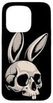 iPhone 15 Pro Bunny Skull Cross Bone Crossbones Jolly Roger Bad Rabbit Case