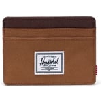 Herschel Tegnebøger Charlie Eco Cardholder - Rubber/Chicory Coffee