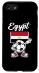 iPhone SE (2020) / 7 / 8 EGYPT - Dabbing Football Soccer Ball Egyptian Flag - Gift Case