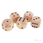 Jeux De En Bois De Dés De 5pcs D6 Pour Le Jeu De De Donjon