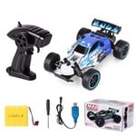 RC Racingbilar 2.4Ghz Hög hastighet Radiofjärrkontroll Bil 1: 20 2WD Racing Leksaksbilar Elektrisk Fordon Snabb Race Buggy Hobby Bil (Blå 1881) blue