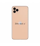 Coque Iphone 11 PRO personnalisee texte noir