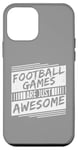 Coque pour iPhone 12 mini Les jeux de football sont tout simplement géniaux - Amoureux de football