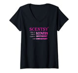 Womens Scentsy I undefined It I Use It I Love It I Am Scentsy V-Neck T-Shirt