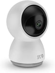 Lares 360 Caméra De Surveillance Interne Intelligente Avec Tête 360 °, Suivi Des Personnes, Détection De Mouvement, Vision Nocturne, Audio Bidirectionnelle Et Petite Taille