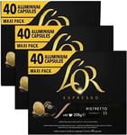 L'Or Espresso Coffee Ristretto Intensity 11 - Nespresso* Compatible Aluminium -