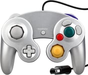 Wired Choc Classique Controller Gamepad Joystick Joypad Compatible Pour Nintendo Gamecube Ngc Wii Console Jeux Vidéo Couleur Argenté