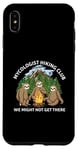 Coque pour iPhone XS Max Mycologist Hiking Club We Might Not Get There Paresseux