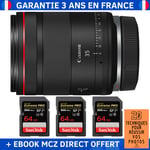 Canon RF 35mm f/1.4 L VCM + 3 SanDisk 64GB Extreme PRO UHS-II SDXC 300 MB/s + Ebook '20 Techniques pour Réussir vos Photos' - Objectif Canon RF