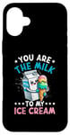 iPhone 16 Plus Funny Italian Food Milk Gelato Ice Cream Case