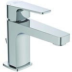 Ideal Standard Cerafine D Mitigeur Lavabo Salle de bain + Vidage Bonde Tirette Métal Economie d'eau EasyFix Chrome BC684AA