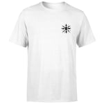 Sea of Thieves Compass Embroidery T-Shirt - White - S