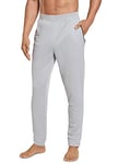 Jockey Men's City Scape Terry Jogger Casual Pants, High Rise Grey, Medium