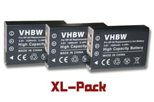 3x batteries vhbw de caméra SET pour Fujifilm Finepix X100T comme Fuji NP-95, Ricoh DB-90.