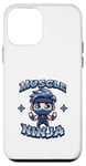 Coque pour iPhone 12 mini Ninja Musculaire Fort Et Mignon