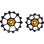 Rouleaux de dérailleur Cema Shimano 105/Ultegra 12-14T en céramique noirs Cema