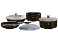 Berlinger Haus 9-Element Click &Amp  Cook Kit Berlinger Haus Shiny Black Bh-7041