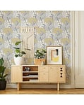 Fresco Lykke Tree Ochre Floral Wallpaper