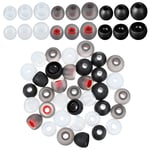 36pcs ear buds earphone rubber buds Silicone Earphone Caps