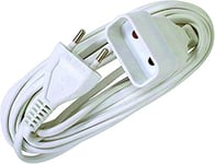 Voltman DIO013123 Rallonge Electrique Adaptateur Multiprise 4 Prises-Prolongateur Film Ho3Vvh2F 2X0,75 2M Blanc