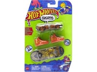 Mattel Hot Wheels Skateboard + Skor + Bil