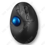 TD Souris Trackball sans fil Bluetooth basse consommation et 2,4 GHz souris ergonomique 4D boule roulante souris sans fil écologique