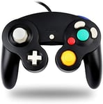 Manette Classique Pour Gamecube, Contrôleur Ngc Filaire Gc Manette Contrôleur De Jeu Super Smash Bros Controller Ngc Gamepad Joypad Pour Gamecube Wii U Switch Pc (Noir)