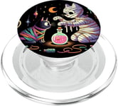 Potion de chat mystère Halloween chaton magique PopSockets PopGrip pour MagSafe