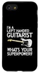 Coque pour iPhone SE (2020) / 7 / 8 Guitariste gaucher pour gaucher et joueur de guitare Shredder Rock Band