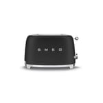 Grille Pain Toaster 2 Fentes 950W 3 Programmes Noir Mat SMEG