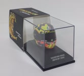 Minichamps 1/8 Valentino Rossi Modèle Diecast Agv Casque Moto Yamaha M1 2005