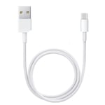 USB Type C-kabel för Xiaomi Redmi 10 5G - Snabbladdning-synkroniserad dataöverföring - 2 meter kabel Vit