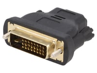 Adaptateur DVI-D male vers HDMI femelle noir