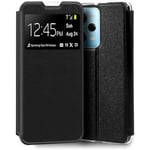 Coque Cool Flip Cover pour Xiaomi Redmi Note 12 Pro 5G Lisse Noir