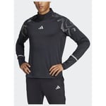 adidas Ultimate Hi Vis Reflective 1/2-zip Top, storlek Small