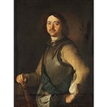 Artery8 Peter The Great Tsar Of Russia Portrait Painting Art Print Canvas Premium Wall Decor Poster Mural