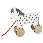 GOKI - 54963 - JOUET EN BOIS - ANIMAL A TIRER - CHEVAL ALVAH