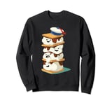 Ghostbusters Stay Puft Marshmallow Men S'mores Stack Sweatshirt