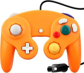 Wired Choc Classique Controller Gamepad Joystick Joypad Compatible Pour Nintendo Gamecube Ngc Wii Console Jeux Vidéo Couleur Orange