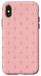 Coque pour iPhone X/XS Rose Anime Motif de kimono Japonais Cosplay