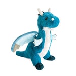 Histoire d'Ours - Peluche Grégoire le Dragon - Les Fantastiques - Vert Emeraude - 30 Cm - Idée Cadeau de Naissance et Anniversaire Fille et Garçon - HO2996