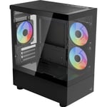 Boîtier PC - AEROCOOL - Viewport Mini-G V1 - Mini tour - M-ATX - Verre trempé - F-RGB - Noir